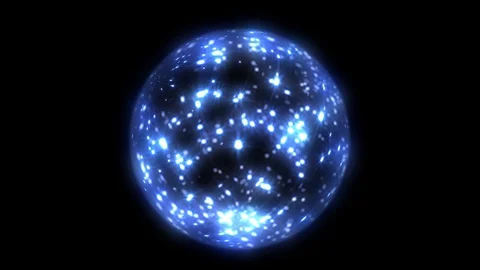 Abstract background  glowing neon light sphere laser animation ultraviolet loop Stock-Footage 127645557