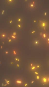 Abstract background with glowing orange and yellow particles resembling spark 스톡 일러스트