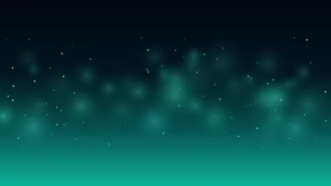 Abstract background with glowing particles and soft teal light bokeh video Видео 343611868