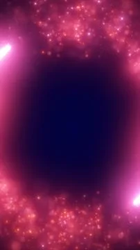 Abstract background with glowing particles Stock Illustration
