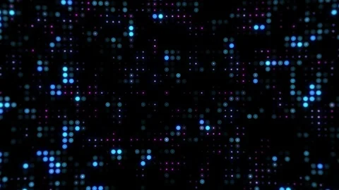 Abstract background with glowing particles moving Stock Footage 306581208