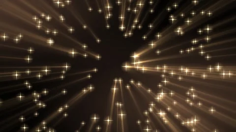 Abstract background with glowing particles of twinkling bright stars. Stock Footage 276951486