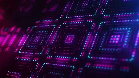 Abstract Background With Glowing Pattern 스톡 동영상 78046781