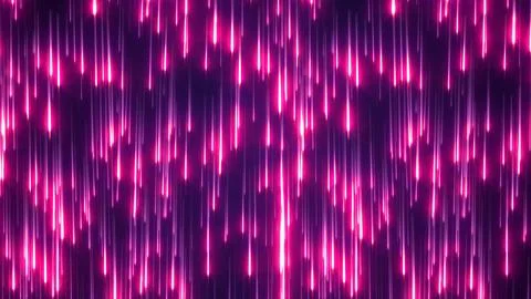 Abstract background with glowing pink and purple vertical light streaks fal.. 스톡 일러스트