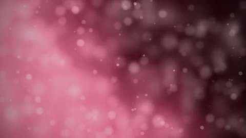 An abstract background of glowing pink particles and soft bokeh lights creates Stock Footage 346807596