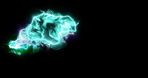 Abstract background with glowing plasma clots Video stock 120756588