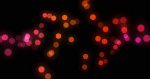 Abstract background of glowing shiny moving blurry bokeh particles Video stock 161080381