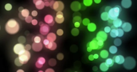 Abstract background of glowing shiny moving blurry bokeh particles. Stock Footage 162695773