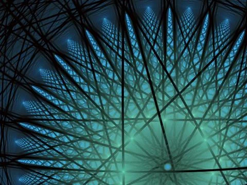 Abstract background with glowing spiral. Stockillustratie