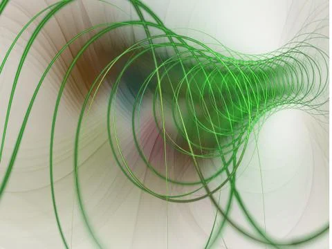 Abstract background with glowing spiral. Stock Illustration