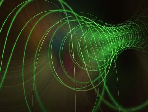 Abstract background with glowing spiral lines Stock-Illustration