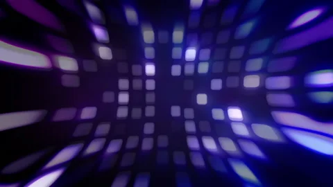 Abstract background with glowing squares Stock Footage 236744016