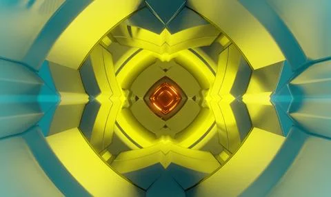 Abstract background of glowing wavy surface. Gaming, galaxy, star track backg Stock Photos