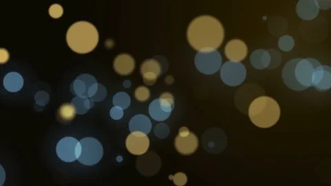 Abstract background with gold bokeh. Loop animations. With a central location Stock Footage 73510639