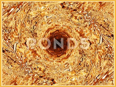 Abstract background in gold colors bizarre patterns Stock Illustration