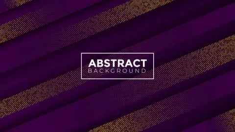 Abstract Background with Gold Dust Texture and Diagonal Lines. Vector Stock Illustration