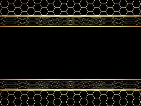 Abstract background gold metallic Stock Illustration