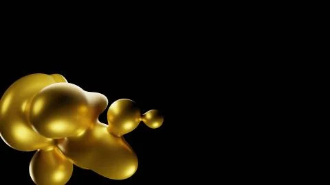 Abstract background Gold object on Lower right corner Stock Photos