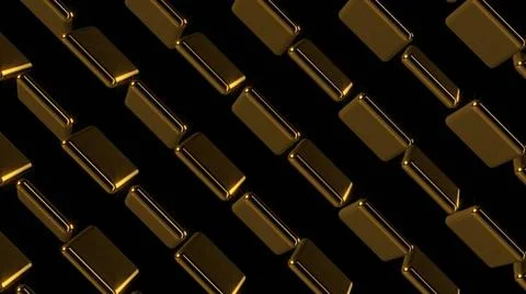 Abstract background with gold square. 3d rendering Abstract background wit... Foto stock