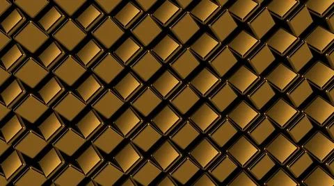 Abstract background with gold square. 3d rendering Abstract background wit... Foto stock
