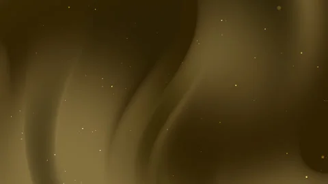 Abstract background with golden brown waves and sparkling dust Stock Footage 302720559
