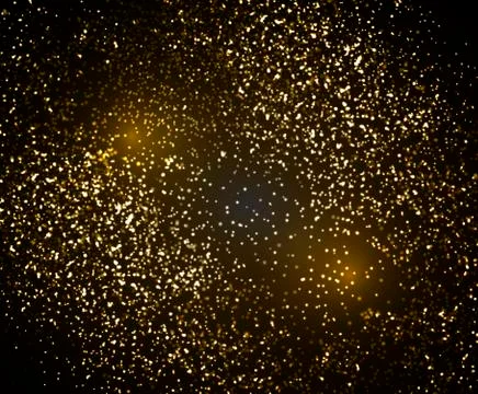 Abstract background with golden dot Stock Illustration