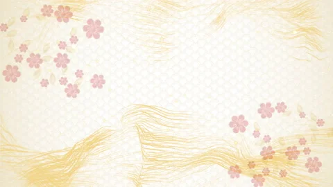 Abstract background with golden line wave particles, bokeh, star dust, flower. Stock Footage 142584477