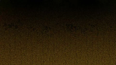 Abstract background with golden particles on dark background. Animated noisy Stock Footage 276976853