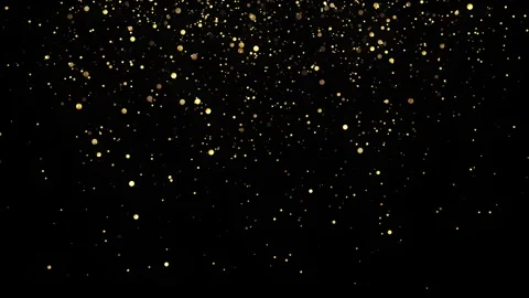 Abstract background golden particles falling. Stock Footage 246355511