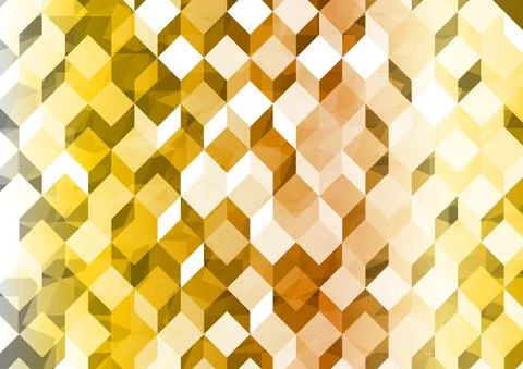 Abstract background. Golden polygon design. Vector illustrator イラスト素材