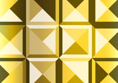 Abstract background. Golden polygon. Vector illustrator Stock Illustration