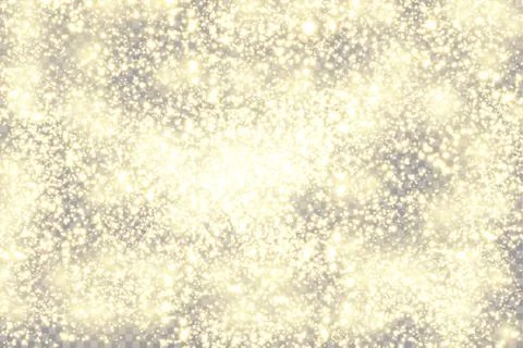 Abstract background. Golden rays of light with luminous magical dust. Glow in Illustrazione stock