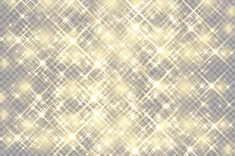 Abstract background. Golden rays of light with luminous magical dust. Glow in 스톡 일러스트