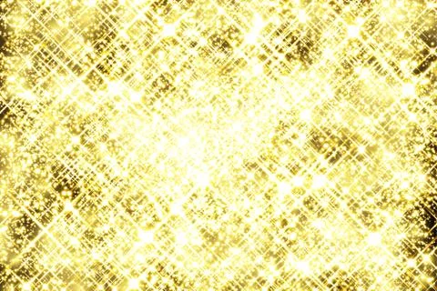 Abstract background. Golden rays of light with luminous magical dust. Glow in Stock Illustration