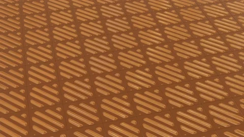 Abstract Background With Golden Waves Stock Footage 150734604