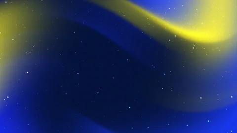 Abstract Background With Gradient Blue And Yellow Wavy Motion Effect Видео 337410323
