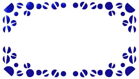 Abstract background with gradient blue frame Illustrazione stock