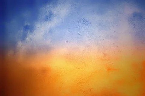 Abstract background gradient blue yellow canvas surface copy space for design Illustrazione stock