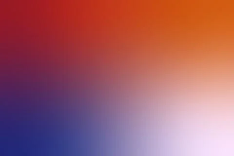 Abstract background in gradient colors of blue, red and orange. Stock Illustration
