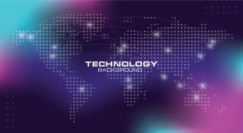 Abstract background with a gradient, depicting network technology 스톡 일러스트