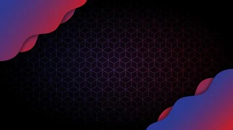 Abstract background gradient design with geometric Fluid shpaes Stock Illustration