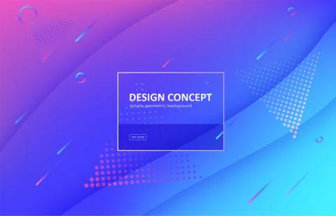 Abstract background, gradient geometric vector design. Graphic pattern in Illustrazione stock