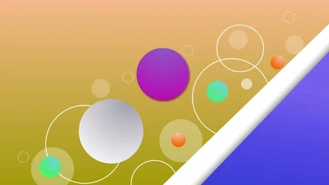 Abstract background with gradient glowing circles diagonal fold modern and .. Stock Footage 336749293