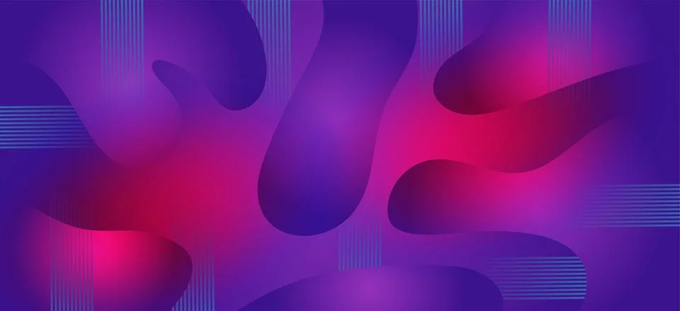 Abstract background with gradient liquid and wavy pattern Stock Illustration