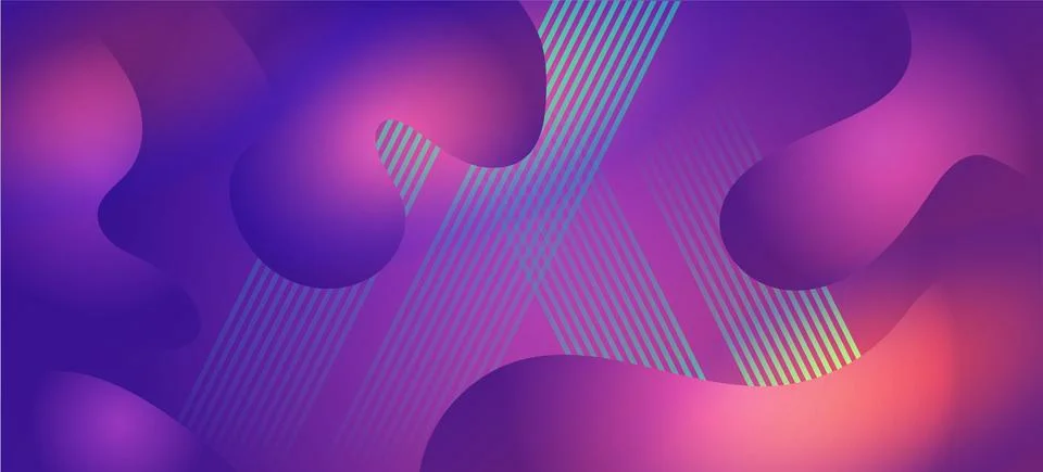 Abstract background with gradient liquid and wavy pattern Illustrazione stock