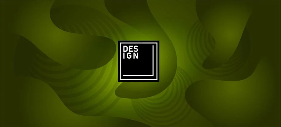 Abstract background with gradient liquid and wavy pattern Illustrazione stock