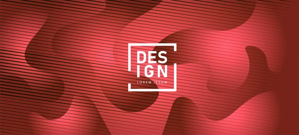 Abstract background with gradient liquid and wavy pattern Stock Illustration