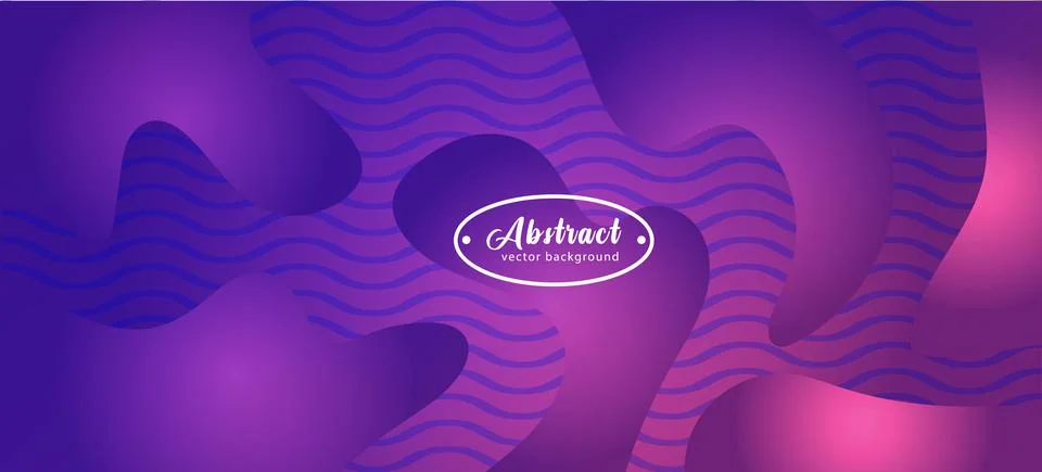 Abstract background with gradient liquid and wavy pattern 스톡 일러스트