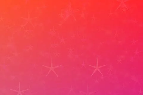 Abstract background with gradient from orange to pink and star shaped random  Stock Photos