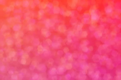 Abstract background with gradient from orange to pink and hexagon shaped rand Stock Photos